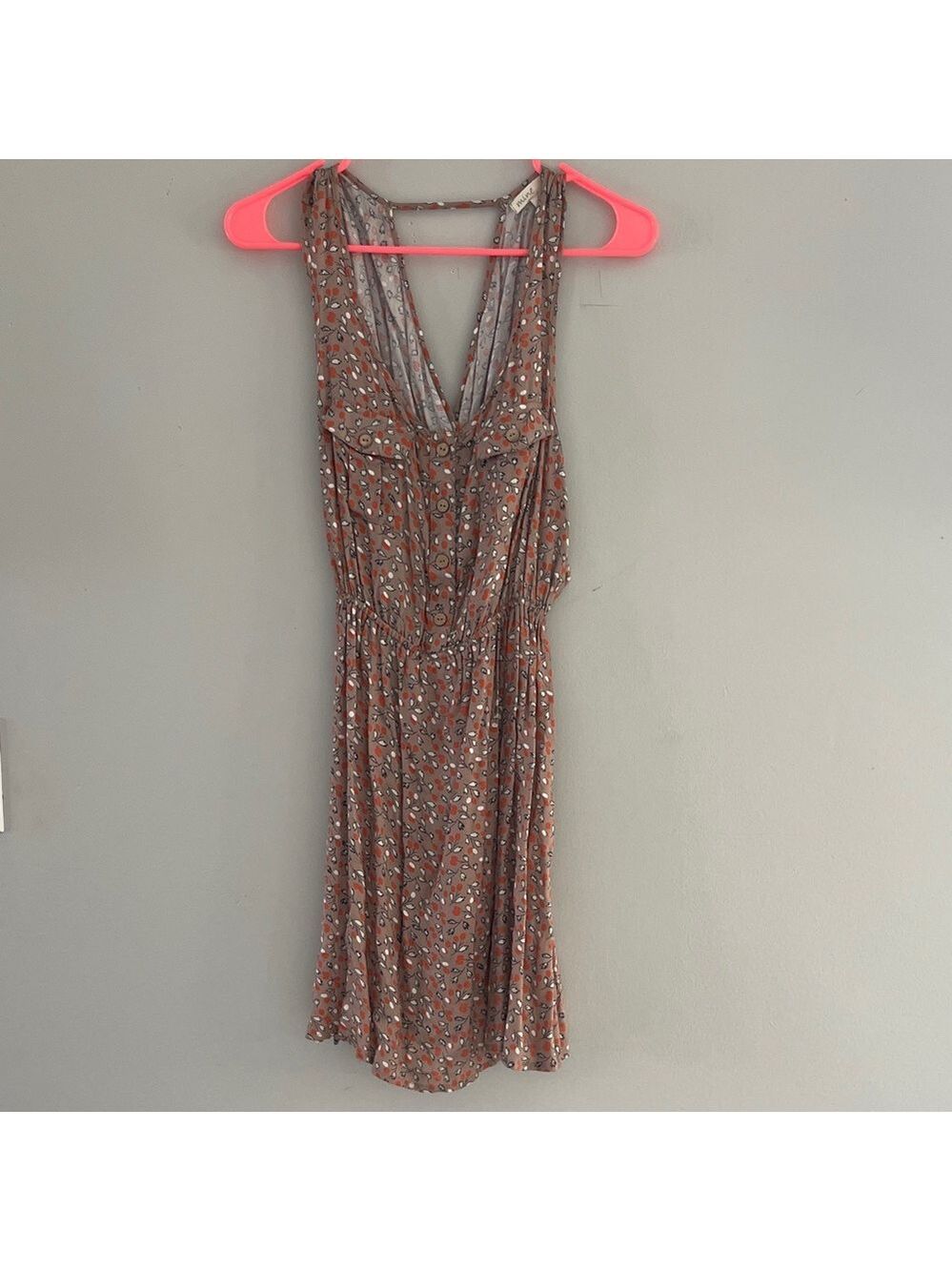 Floral Sleeveless Dress - Size Large (runs small)